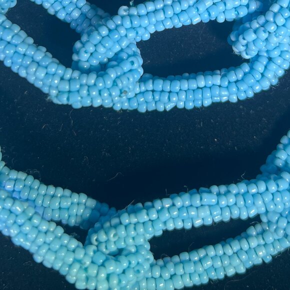 Beaded Chain Statement Necklace - Picture 2 of 4